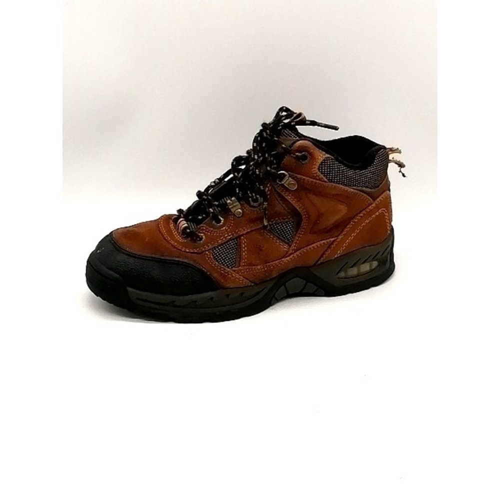 Cherokee Boots Mens Brown 7 Leather‎ Hiking Shoe Work Chore Mid Top 093081379